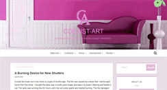 Desktop Screenshot of coexist-art.com